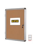 BACHECA PER INTERNI FONDO SUGHERO 4XA4 VERTICALE Bi-Office VT610101150