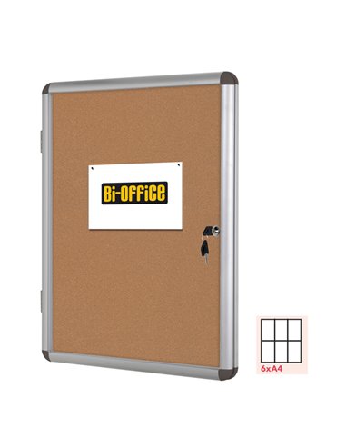 BACHECA PER INTERNI FONDO SUGHERO 6XA4 ORIZZONTALE Bi-Office VT620101150 BI-OFFICE BACHECHE PER INTERNI