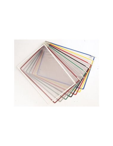 SET 10 TASCHE A4 ASSORTITE X LEGGIO Djois B114009 Djois BUSTE PER IDENTIFICAZIONE E LEGGII