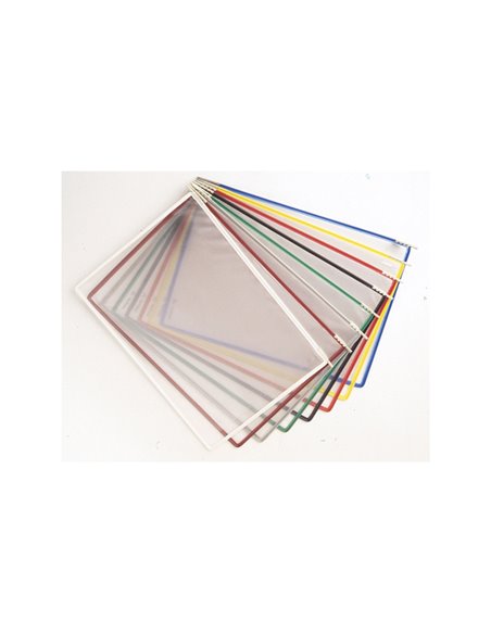 SET 10 TASCHE A4 ASSORTITE X LEGGIO Djois B114009 Djois BUSTE PER IDENTIFICAZIONE E LEGGII