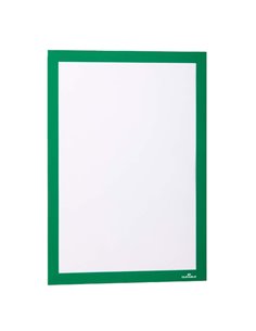 Cornice espositiva adesiva Duraframe® A4 21x29,7cm verde DURABLE 4872-05 DURABLE CORNICI DA PARETE E SUPPORTI
