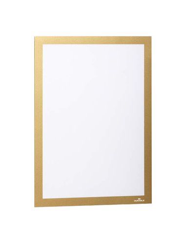 Cornice espositiva adesiva Duraframe® A4 21x29,7cm oro DURABLE 4872-30 DURABLE CORNICI DA PARETE E SUPPORTI