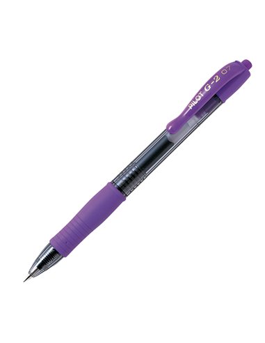 Roller gel scatto G-2 0,7mm viola PILOT 001488 PILOT A SCATTO