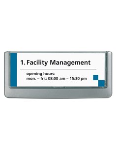 TARGA FUORI PORTA CLICK SIGN 149x53MM DURABLE 4860-37 DURABLE TARGHE