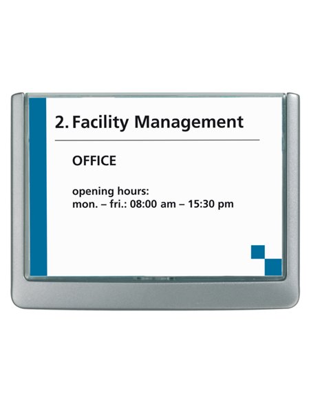 TARGA FUORI PORTA CLICK SIGN 149x106MM DURABLE 4861-37 DURABLE TARGHE