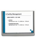 TARGA FUORI PORTA CLICK SIGN 210x149MM (A5) DURABLE 4866-37