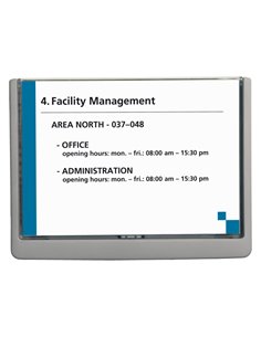 TARGA FUORI PORTA CLICK SIGN 210x149MM (A5) DURABLE 4866-37 DURABLE TARGHE
