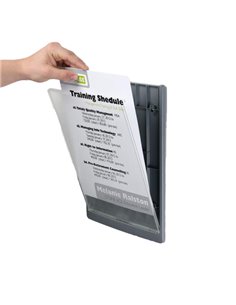 TARGA FUORI PORTA CLICK SIGN 210x297MM (A4) DURABLE 4867-37 DURABLE TARGHE 2