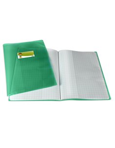 COPRIMAXI PPL LISCIO TRASPARENTE VERDE C/ALETTE E PORTAETICHETTA SEI ROTA 21121205