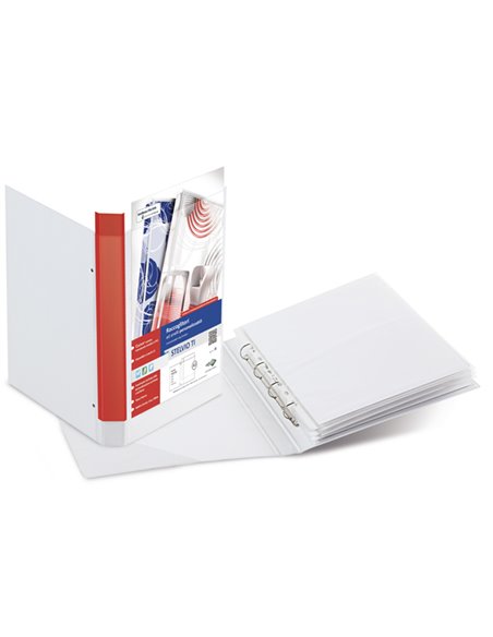 Raccoglitore STELVIO TI 25 4D A3 30x42cm libro bianco personalizzabile SEI ROTA 36255001 SEI ROTA RACCOGLITORI PERSONALIZZABILI