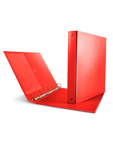 Raccoglitore Nettuno 17 A4 4D rosso Sei Rota 36801842 SEI ROTA RACCOGLITORI AD ANELLI