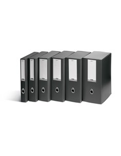 SCATOLA PROGETTO PLUS VIP DORSO 8CM GRIGIO ANTRACITE 1007201 FELLOWES SCATOLE ARCHIVIO CON BOTTONE