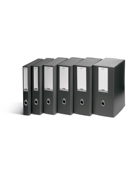 SCATOLA PROGETTO PLUS VIP DORSO 10CM GRIGIO ANTRACITE 1007301 FELLOWES SCATOLE ARCHIVIO CON BOTTONE