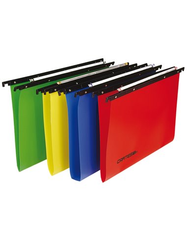 CARTELLA SOSPESA IN PPL CASSETTO 39,5/V COLORI ASS. 500/395 CARTESIO PP 500/395-A7