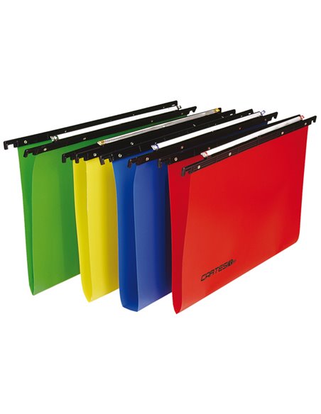 CARTELLA SOSPESA IN PPL CASSETTO 39,5/V COLORI ASS. 500/395 CARTESIO PP 500/395-A7