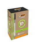 SCATOLA 60 PENNE A SFERA BIC® ECOlutions™ Round Stic™ NERO 1.0MM 8932393