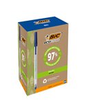 SCATOLA 60 PENNE A SFERA BIC® ECOlutions™ Round Stic™ BLU 1.0MM 8932403