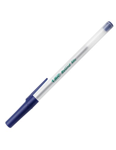 SCATOLA 60 PENNE A SFERA BIC® ECOlutions™ Round Stic™ BLU 1.0MM 8932403 BIC CON CAPPUCCIO