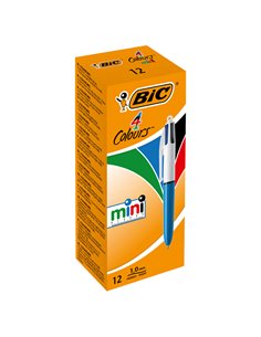 Scatola 12 penna sfera scatto COLOURS™ MINI 1,0mm BIC 895958