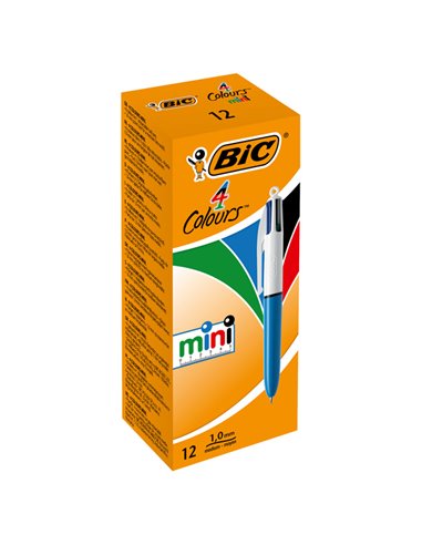 Scatola 12 penna sfera scatto COLOURS™ MINI 1,0mm BIC 895958