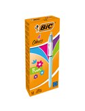 Scatola 12 penna sfera scatto 4 COLOURS™ FUN 1,0mm BIC 982870
