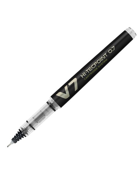 ROLLER HI-TECPOINT V7 RICARICABILE NERO PILOT 040345 PILOT CON CAPPUCCIO