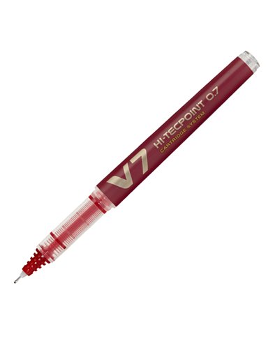 ROLLER HI-TECPOINT V7 RICARICABILE ROSSO BEGREEN PILOT 040347