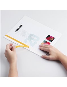 CARTELLINA A4 Durabind BIANCO per RILEGATURA A PUNTI 2250 DURABLE 2250-02 2
