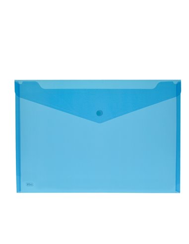 SET 5 BUSTE CON BOTTONE A4-33,5x23,5cm COLORI ASSORTITI LEBEZ ART.2192 2192-5