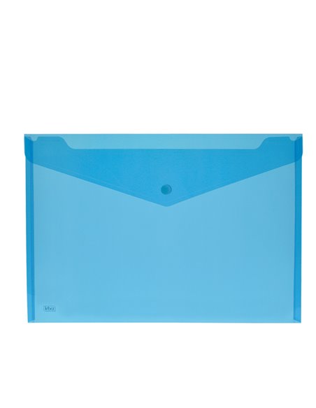 SET 5 BUSTE CON BOTTONE A4-33,5x23,5cm COLORI ASSORTITI LEBEZ ART.2192 2192-5
