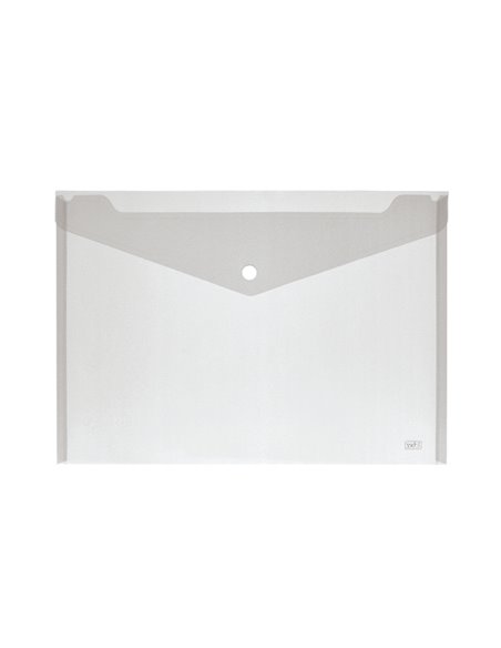BUSTA CON BOTTONE 24x18,5cm -ORIZZ COLORI ASSORTITI LEBEZ 80194 LEBEZ CARTELLINE IN PLASTICA CON BOTTONE