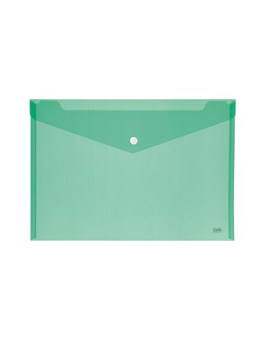 BUSTA CON BOTTONE 18,5x13,5cm - ORIZZ. COLORI ASSORTITI LEBEZ 80195