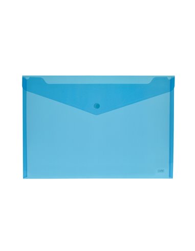 BUSTA CON BOTTONE 15,5x11,5cm -ORIZZ. COLORI ASSORTITI LEBEZ 80196