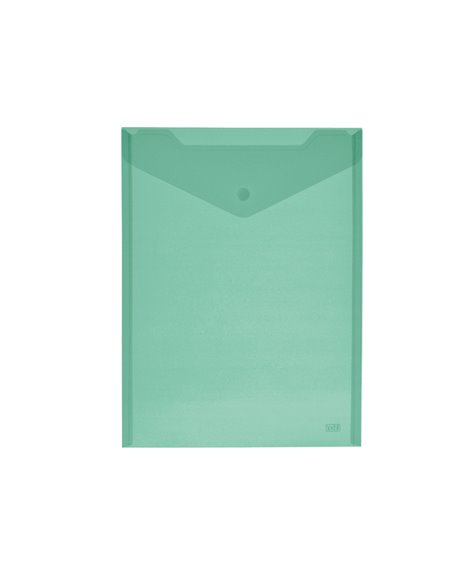 BUSTA CON BOTTONE 18x25cm - VERT. COLORI ASSORTITI LEBEZ 80198