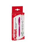 Astuccio 4 roller a scatto Energel X BL107 0.7mm Pentel 0100786