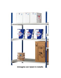 Scaffale Rang'Eco300 3 ripiani 100x60xH200cm - Modulo Aggiunta K603161 PAPERFLOW SCAFFALI 2