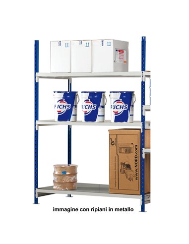 Scaffale Rang'Eco300 3 ripiani 100x60xH200cm - Modulo Aggiunta K603161 PAPERFLOW SCAFFALI