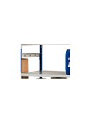 Set 3copri ripiani in metallo 60x100cm per scaffale Rang'Eco300 K603166