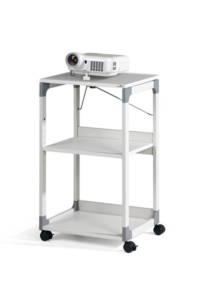 CARRELLO PER VIDEOPROIETTORE Serie SYSTEM GRIGIO 3701-10 DURABLE CARRELLI MULTIFUNZIONE E STAZIONI DI LAVORO