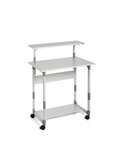 PC WORKSTATION SYSTEM 80 VH GRIGIO 3718-10 DURABLE CARRELLI MULTIFUNZIONE E STAZIONI DI LAVORO
