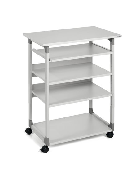 PC WORKSTATION SYSTEM 75 VH GRIGIO 3720-10 DURABLE CARRELLI MULTIFUNZIONE E STAZIONI DI LAVORO