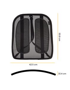 SUPPORTO SCHIENA IN RETE Office Suites 9191301 FELLOWES SUPPORTI LOMBARI 2
