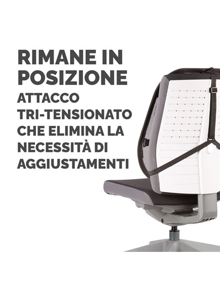 SUPPORTO SCHIENA IN RETE Office Suites 9191301 FELLOWES SUPPORTI LOMBARI