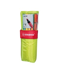 ROTOLO verde 25 PENNARELLI STABILO® PEN 68 IT6825/068 STABILO PUNTA FELTRO