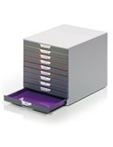 CASSETTIERA A 10 CASSETTI VARICOLOR DURABLE 7610-27