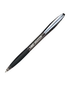 SCATOLA 12 PENNE SFERA SCATTO BIC®ATLANTIS PREMIUM clip metal 1,0MM NERO 9021332 BIC A SCATTO 2