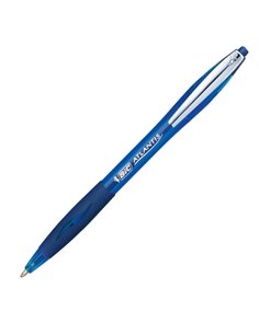 SCATOLA 12 PENNE SFERA SCATTO BIC®ATLANTIS PREMIUM clip metal 1,0MM BLU 9021322 2