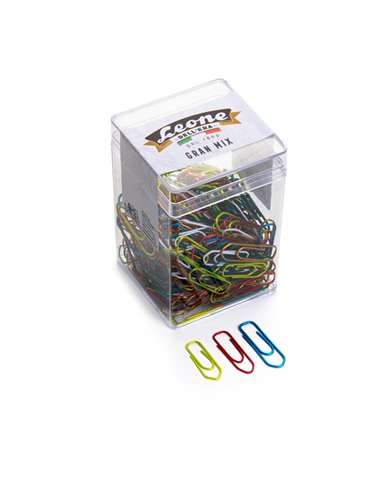GRAN MIX FERMAGLI COLORATI 125gr ASSORTITI LEONE FXB125GMIX LEONE DELL'ERA FERMAGLI-FERMACAMPIONI-MOLLE