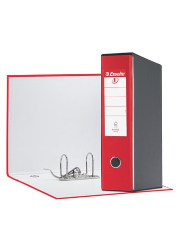 Registratore EUROFILE G55 rosso vivida dorso 8cm f.to protocollo ESSELTE 390755920