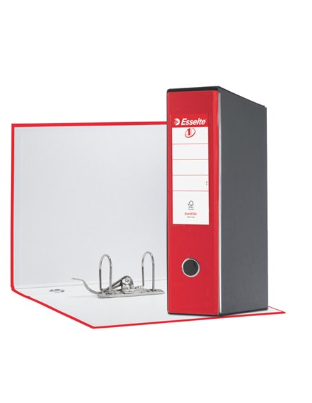 Registratore EUROFILE G55 rosso vivida dorso 8cm f.to protocollo ESSELTE 390755920